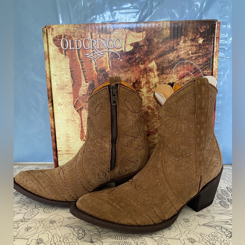 Old Gringo Suede Short Boots